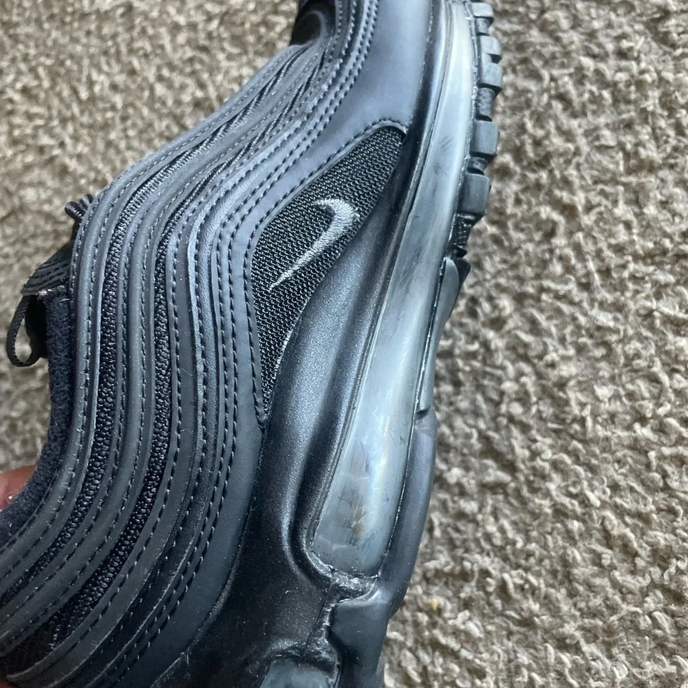 Women’s nike air max 97s size 6.5, black on black
